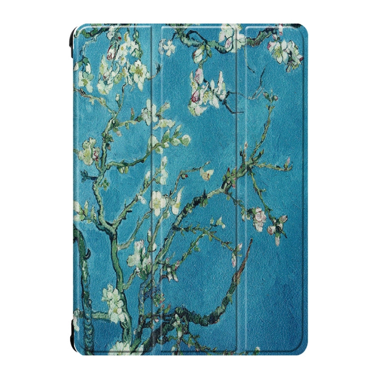 Coloured Drawing Pattern Horizontal Deformation Flip Leather Case for Lenovo Tab P10 10.1 inch, with Three-folding Holder & Sleep / Wake-up Function