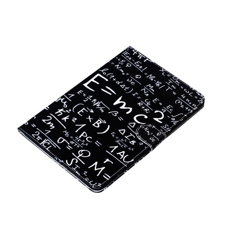 Formula Pattern Horizontal Flip Leather Case for Huawei MediaPad M5 Lite 8 / Honor Tab 5, with Holder & Card Slot & Wallet