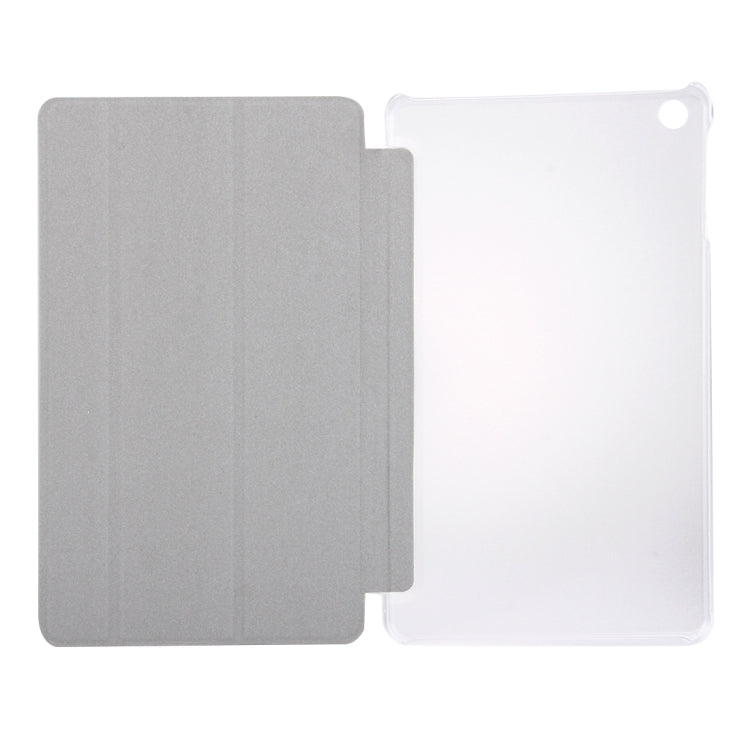 For Teclast X80 Power Dual OS Tablet(WMC0011) Silk Texture Horizontal Flip Leather Case with with Translucent Frosted Plastic Back Shell & Three-folding Holder(Black)