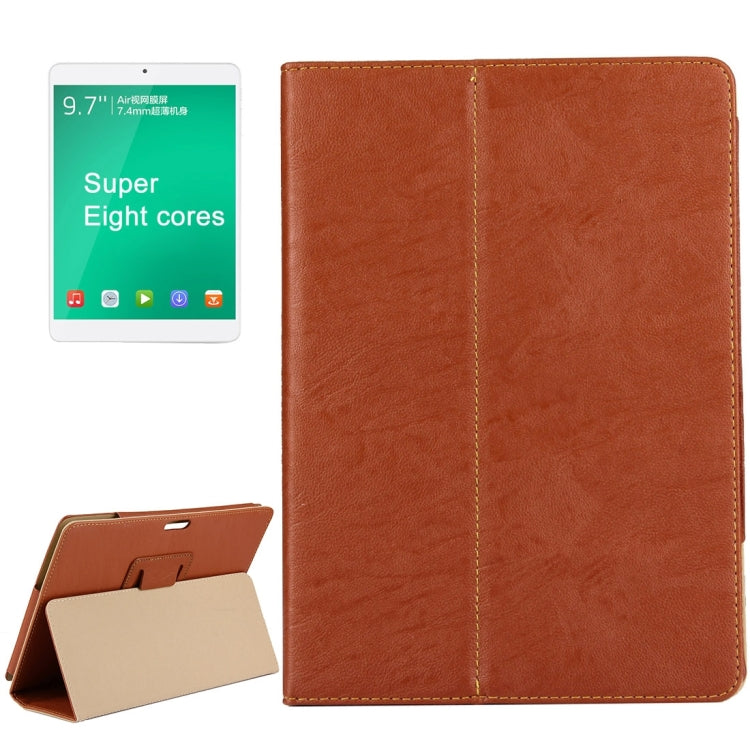 For Teclast P98 3G Calling Tablet(WMC0660/WMC0661) Horizontal Flip Leather Case with Holder(Brown)
