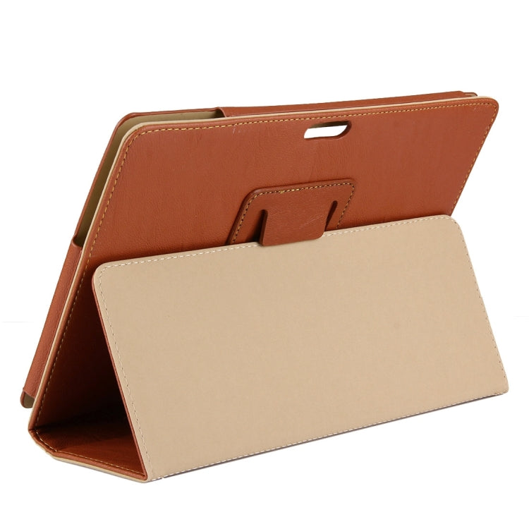 For Teclast P98 3G Calling Tablet(WMC0660/WMC0661) Horizontal Flip Leather Case with Holder(Brown)