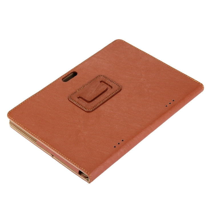 For Teclast P98 3G Calling Tablet(WMC0660/WMC0661) Horizontal Flip Leather Case with Holder(Brown)