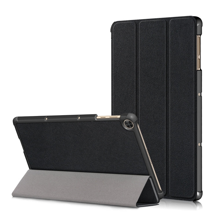 Custer Painted 3-folding Holder Tablet PC Leather Case For Honor Pad 7 10.1inch/X8/X8 Lite