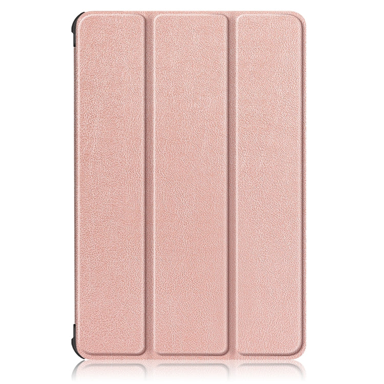 Custer Painted 3-folding Holder Tablet PC Leather Case For Honor Pad 7 10.1inch/X8/X8 Lite