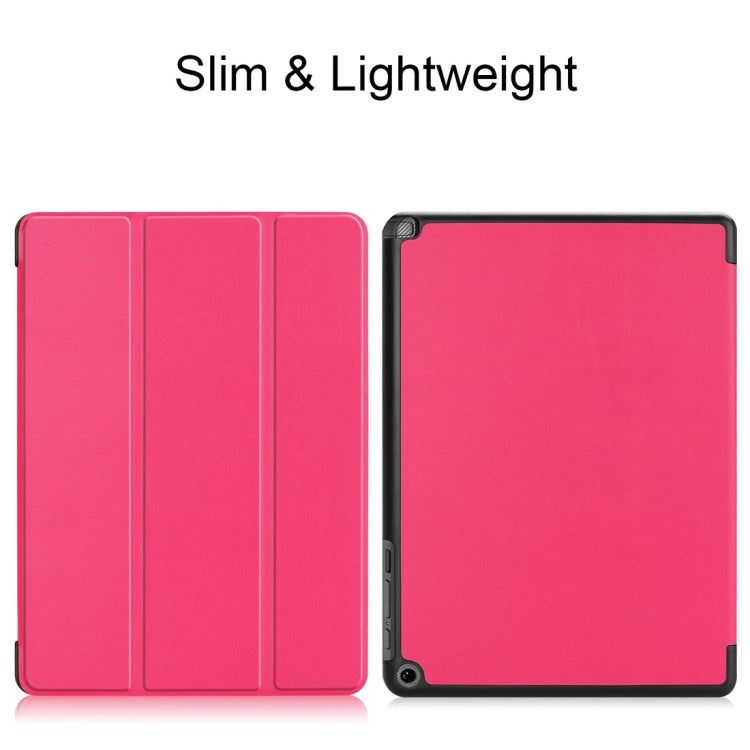 Custer Texture Horizontal Flip PU Leather Case for Acer Chromebook Tab 10, with Three-folding Holder