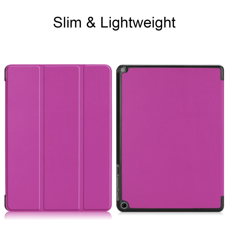 Custer Texture Horizontal Flip PU Leather Case for Acer Chromebook Tab 10, with Three-folding Holder