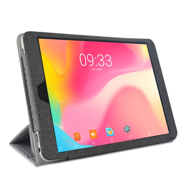 Anti-slip Texture Horizontal Flip PU Leather Protective Case for Teclast M89, with Three-folding Holder