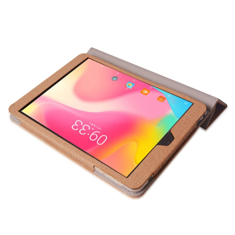 Anti-slip Texture Horizontal Flip PU Leather Protective Case for Teclast M89, with Three-folding Holder