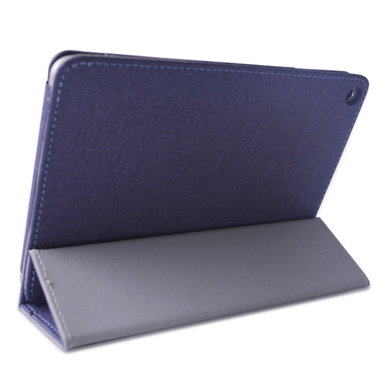 Anti-slip Texture Horizontal Flip PU Leather Protective Case for Teclast M89, with Three-folding Holder