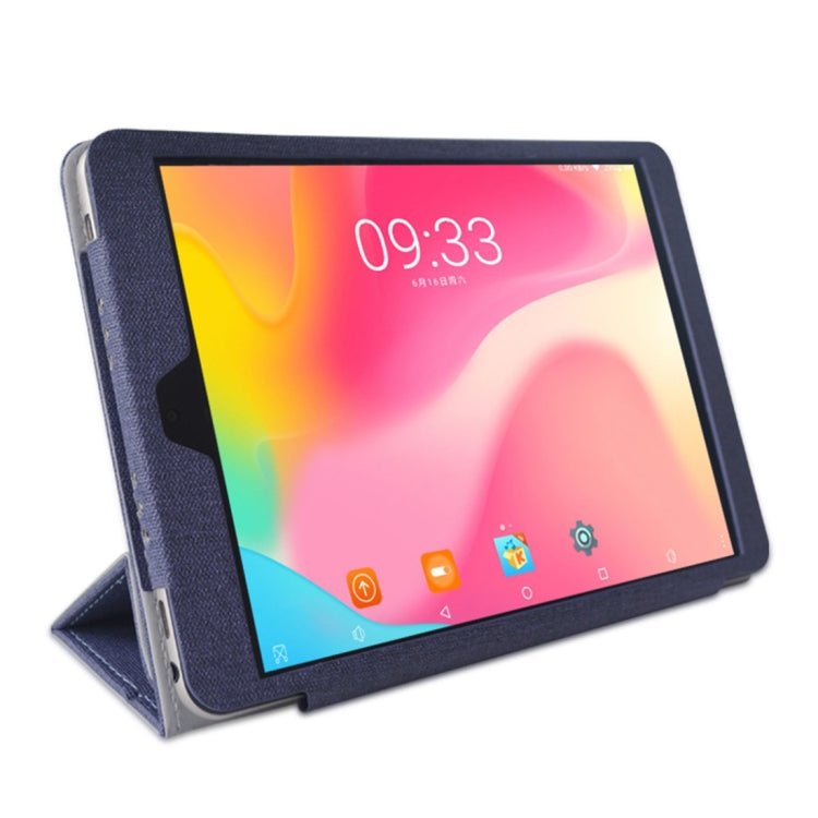 Anti-slip Texture Horizontal Flip PU Leather Protective Case for Teclast M89, with Three-folding Holder