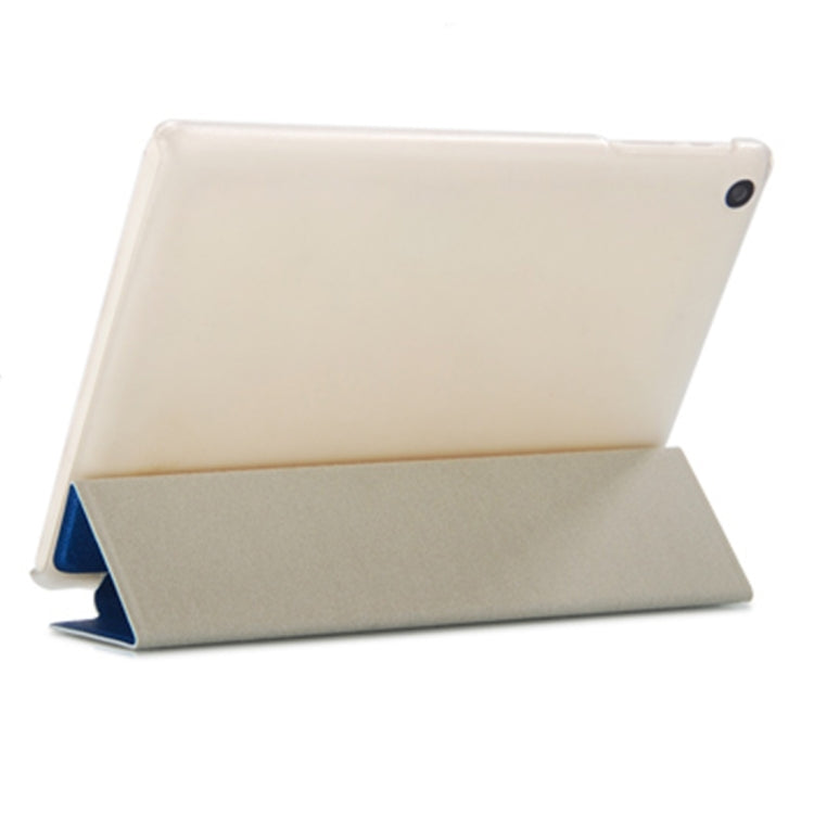 Frosted Texture Horizontal Flip PU Leather Protective Case for Teclast M89, with Three-folding Holder