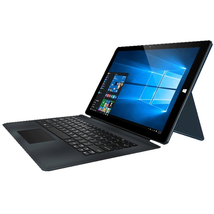 CUBE i9 (S-WMC-2346) 2 in 1 Horizontal Flip Foldable Leather Tablet Case with Magnetic Suction Touch Keyboard (Front Black + Back Dark Blue)