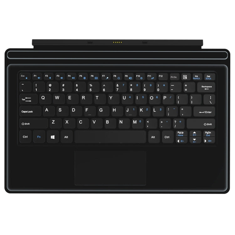 CUBE i9 (S-WMC-2346) 2 in 1 Horizontal Flip Foldable Leather Tablet Case with Magnetic Suction Touch Keyboard (Front Black + Back Dark Blue)