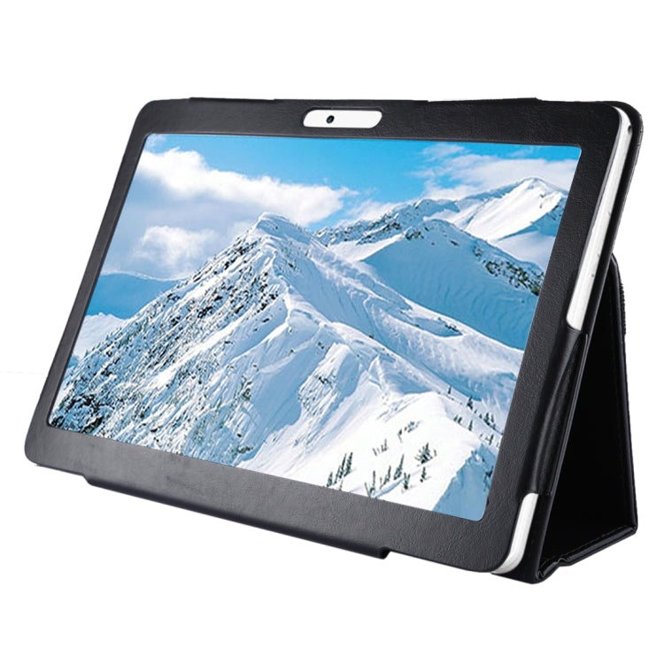 For Teclast 98 Octa Core (WMC1252) / X10 Quad Core (WMC1253) Litchi Texture Horizontal Flip Leather Case with Holder(Black)