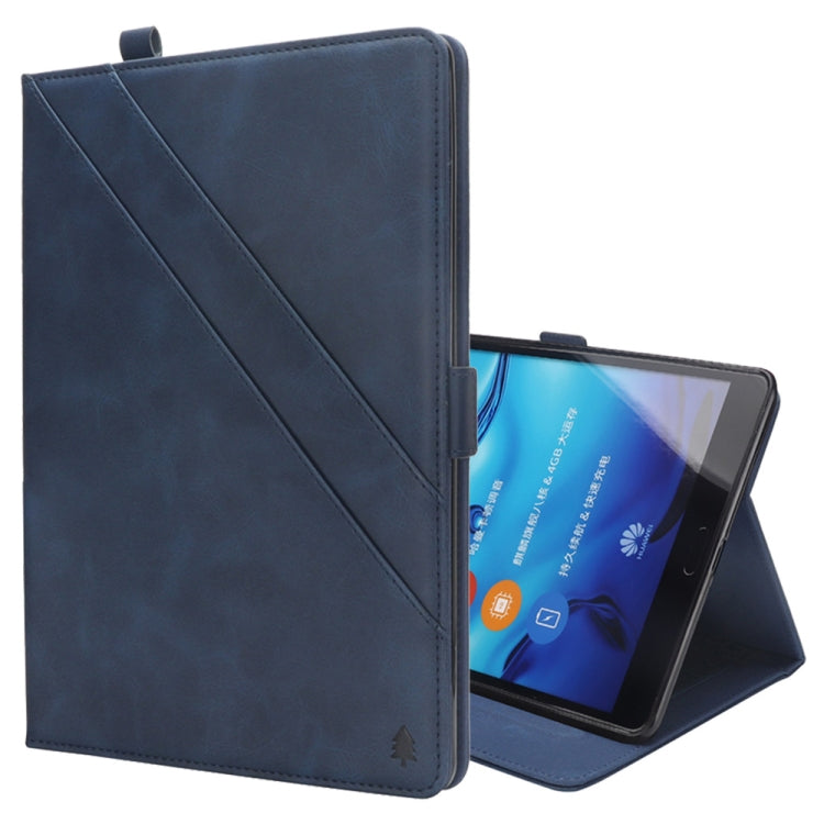 Horizontal Flip Double Holder Leather Case for Huawei MediaPad M5 8.4, with Card Slots & Photo Frame & Pen Slot
