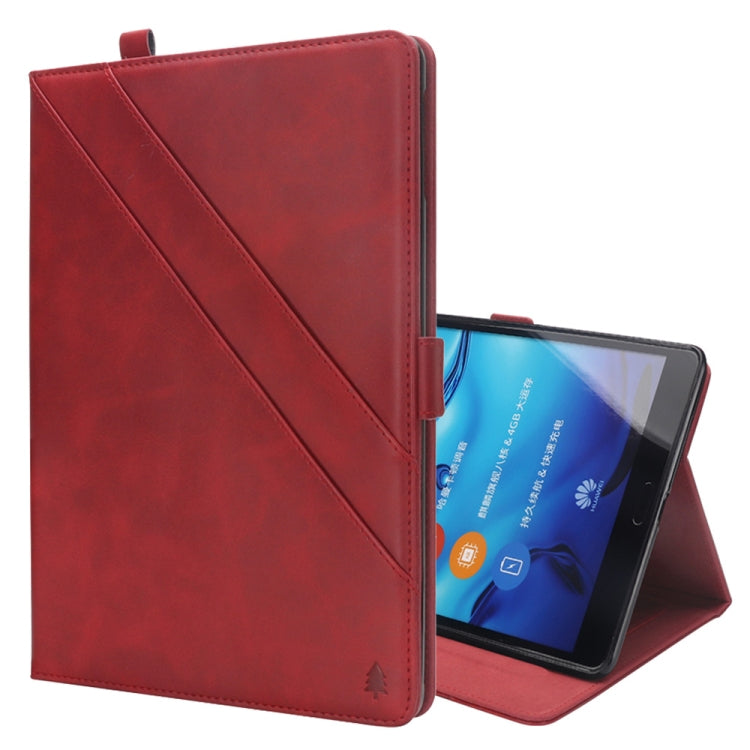 Horizontal Flip Double Holder Leather Case for Huawei MediaPad M5 8.4, with Card Slots & Photo Frame & Pen Slot