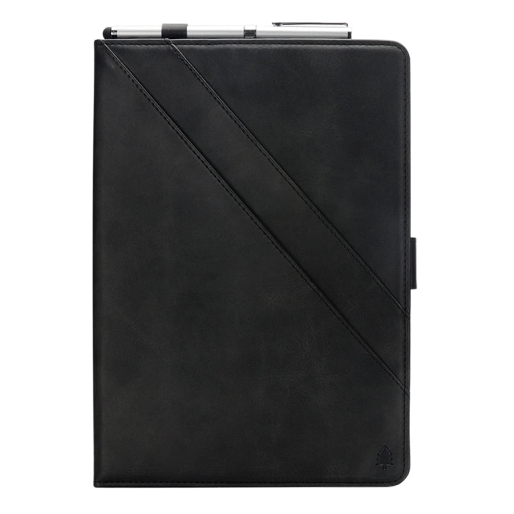 Horizontal Flip Double Holder Leather Case for Huawei MediaPad M5 10.8, with Card Slots & Photo Frame & Pen Slot