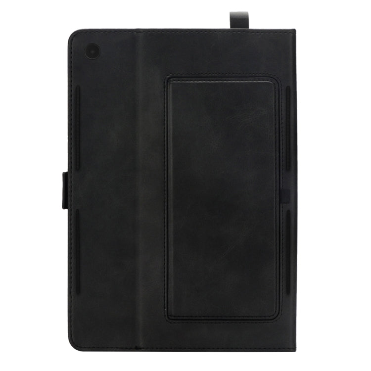 Horizontal Flip Double Holder Leather Case for Huawei MediaPad M5 10.8, with Card Slots & Photo Frame & Pen Slot