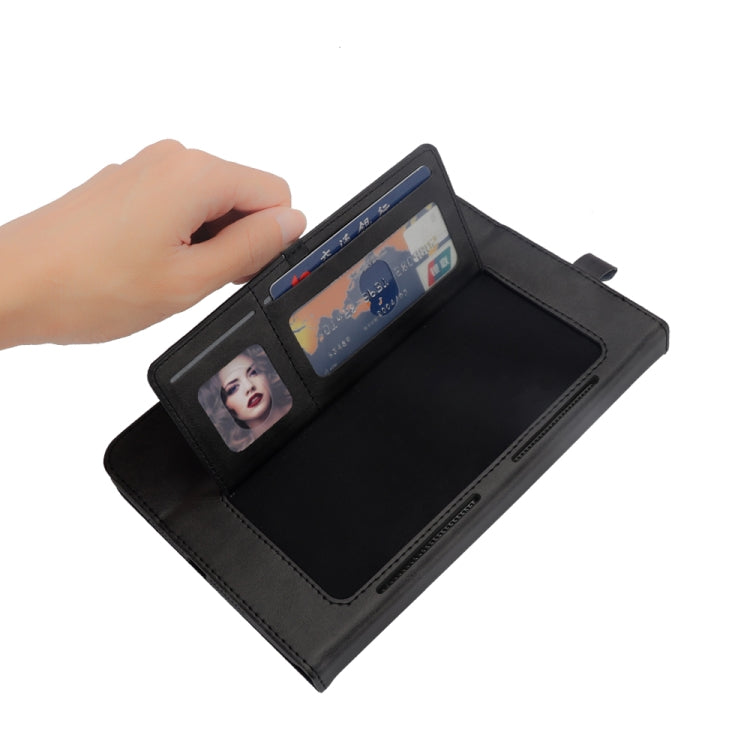Horizontal Flip Double Holder Leather Case for Huawei MediaPad M5 10.8, with Card Slots & Photo Frame & Pen Slot