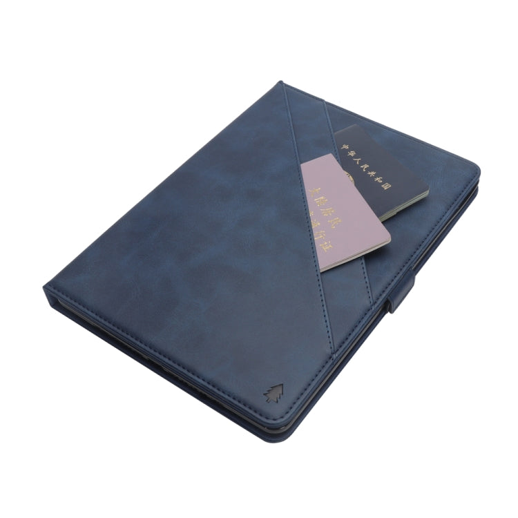 Horizontal Flip Double Holder Leather Case for Huawei MediaPad M5 10.8, with Card Slots & Photo Frame & Pen Slot