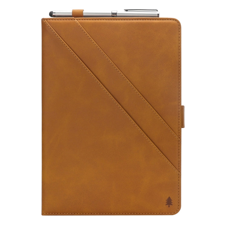 Horizontal Flip Double Holder Leather Case for Huawei MediaPad M5 10.8, with Card Slots & Photo Frame & Pen Slot