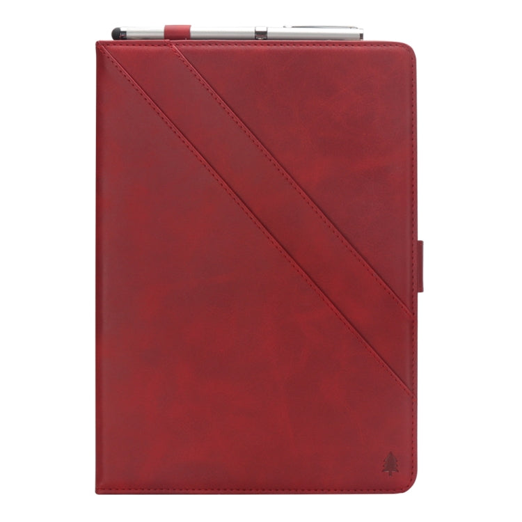 Horizontal Flip Double Holder Leather Case for Huawei MediaPad M5 10.8, with Card Slots & Photo Frame & Pen Slot