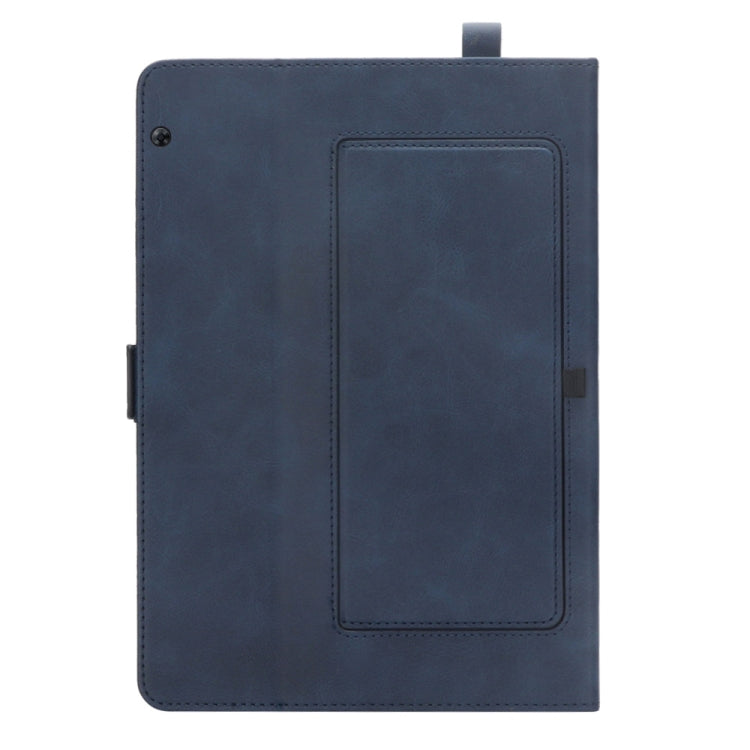 Horizontal Flip Double Holder Leather Case for Huawei MediaPad T5 10.1, with Card Slots & Photo Frame & Pen Slot