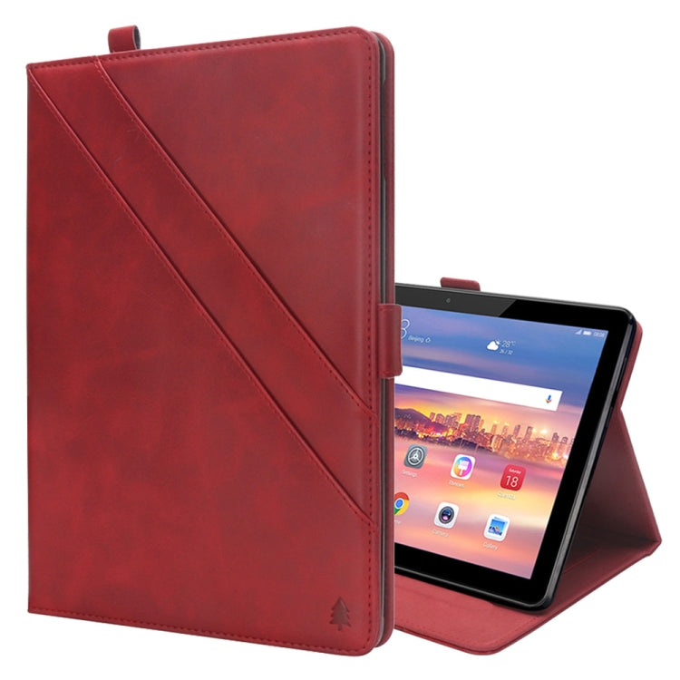 Horizontal Flip Double Holder Leather Case for Huawei MediaPad T5 10.1, with Card Slots & Photo Frame & Pen Slot