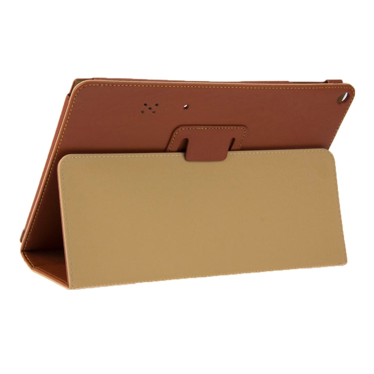 For Teclast X10 3G Tablet PC Fine Sheepskin Texture Horizontal Flip Leather Case with Holder(Brown)