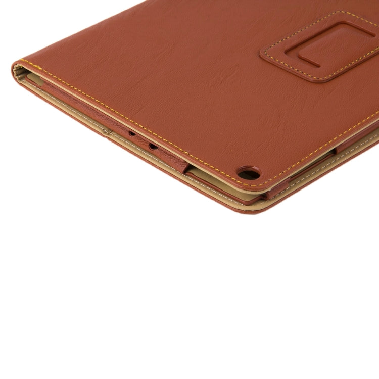 For Teclast X10 3G Tablet PC Fine Sheepskin Texture Horizontal Flip Leather Case with Holder(Brown)