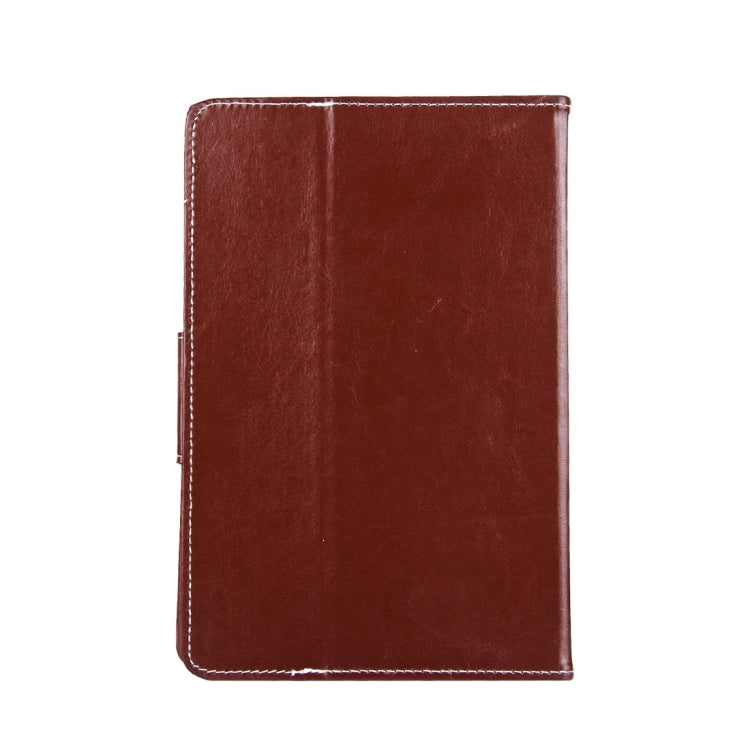 10 inch Tablets Leather Case Crazy Horse Texture Protective Case Shell with Holder for Asus ZenPad 10 Z300C, Huawei MediaPad M2 10.0-A01W, Cube IWORK10