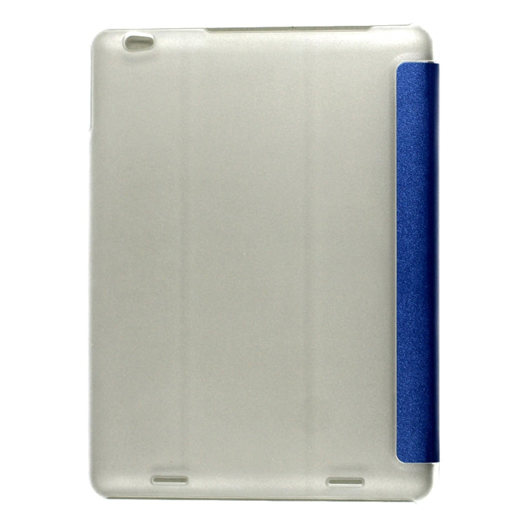 For Teclast X98 Plus II (WMC0662/WMC0663) & P10HD Frosted Texture Horizontal Flip Leather Case with Three-folding Holder(Dark Blue)