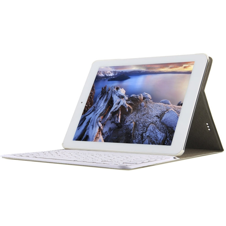 Teclast X98 Plus II (WMC0662/WMC0663) Fashionable 2 in 1 Horizontal Flip Foldable Leather Tablet Case with Full Touch Keyboard(Gold)