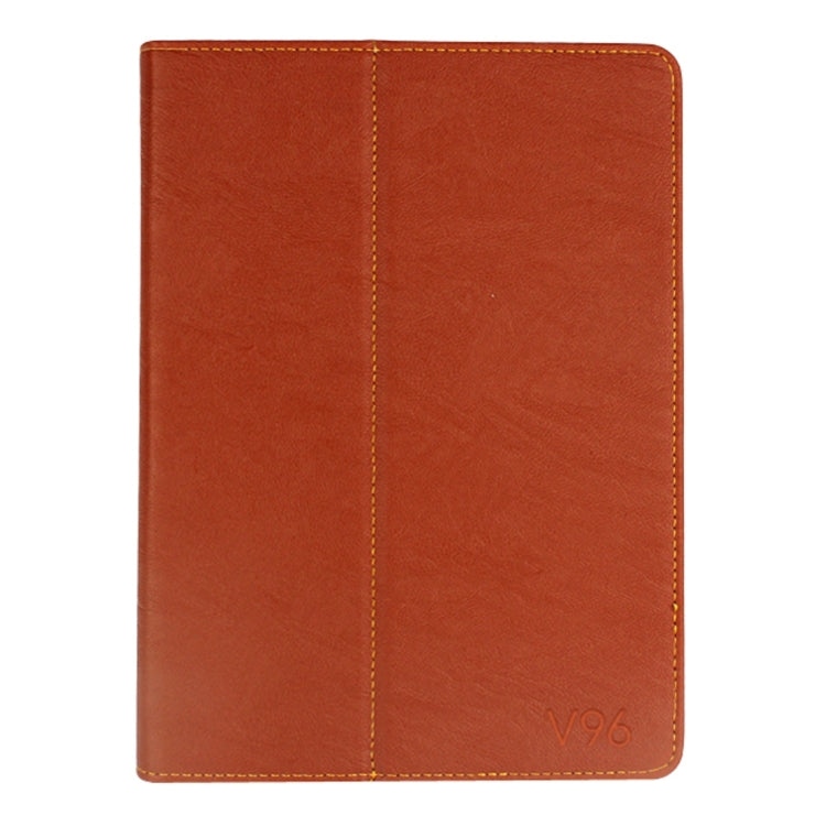 For ONDA V96 Octa-core / V96 3G Calling Tablet(WMC0006/WMC0667J) Bark Texture Horizontal Flip Leather Case with Holder(Brown)