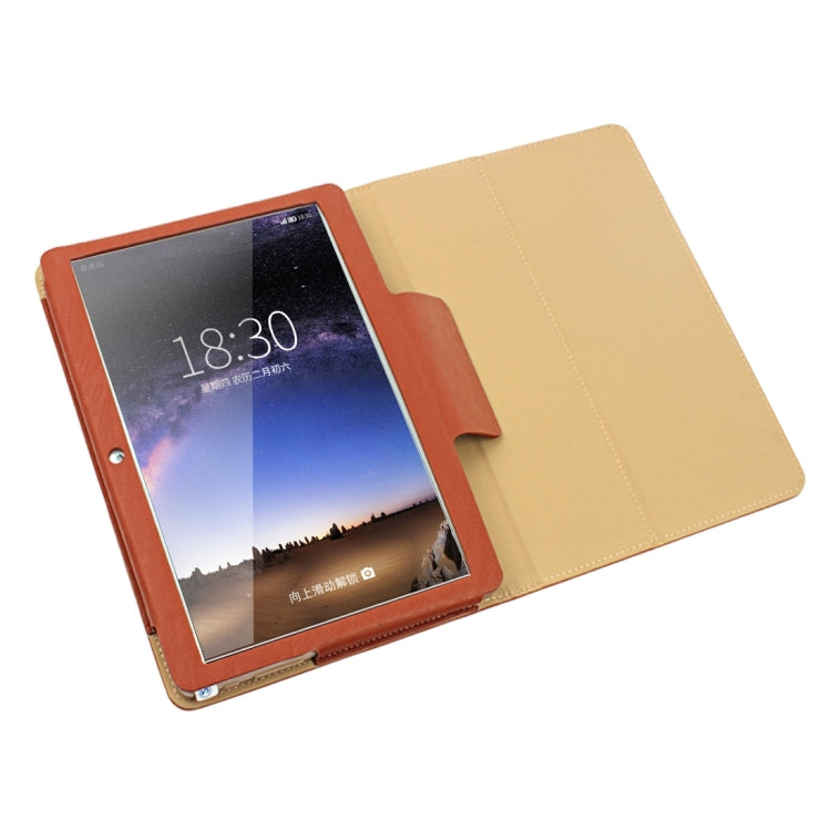 For ONDA V96 Octa-core / V96 3G Calling Tablet(WMC0006/WMC0667J) Bark Texture Horizontal Flip Leather Case with Holder(Brown)
