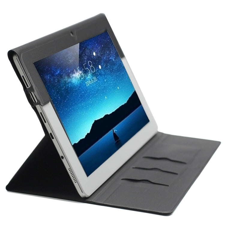 For Cube U81 Talk 11 Steel Wire Texture Horizontal Flip Leather Case withHolder