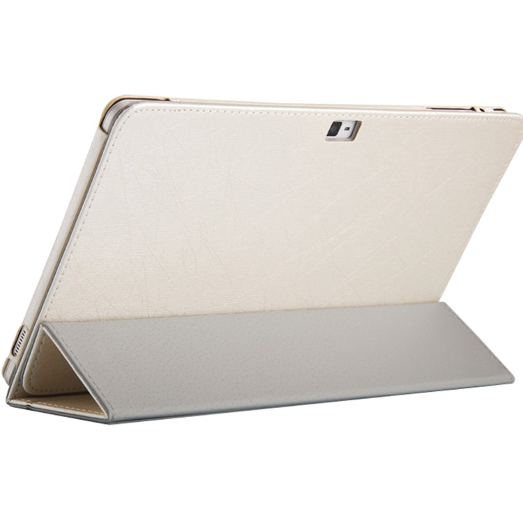 For Cube U81 Talk 11 Steel Wire Texture Horizontal Flip Leather Case with Three-folding Holder