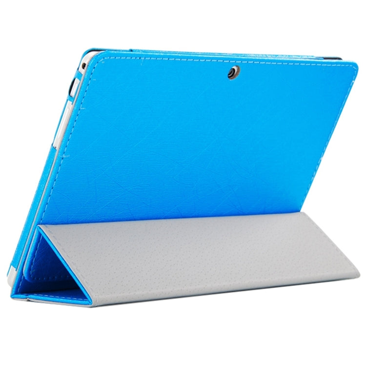 For Cube U63 / U63GT (WMC0004) Steel Wire Texture Horizontal Flip Leather Case with Three-folding Holder