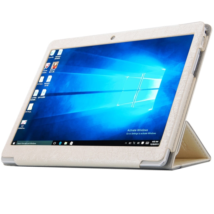 For Cube U63 / U63GT (WMC0004) Steel Wire Texture Horizontal Flip Leather Case with Three-folding Holder