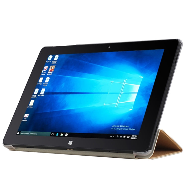 For Cube i15 iwork10 Flagship (S-WMC-0688) Frosted Texture Horizontal Flip Leather Case with Three-folding Holder