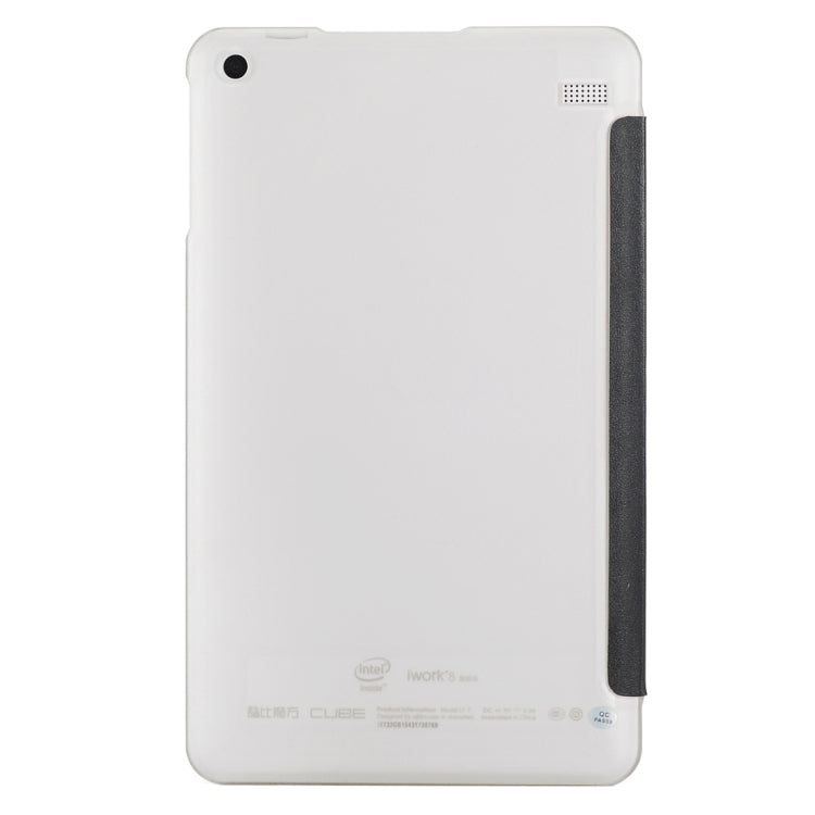 For Cube iwork8 Ultimate (S-WMC-0689) Frosted Texture Horizontal Flip Leather Case with Three-folding Holder