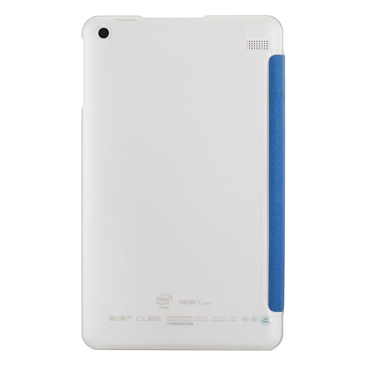 For Cube iwork8 Ultimate (S-WMC-0689) Frosted Texture Horizontal Flip Leather Case with Three-folding Holder