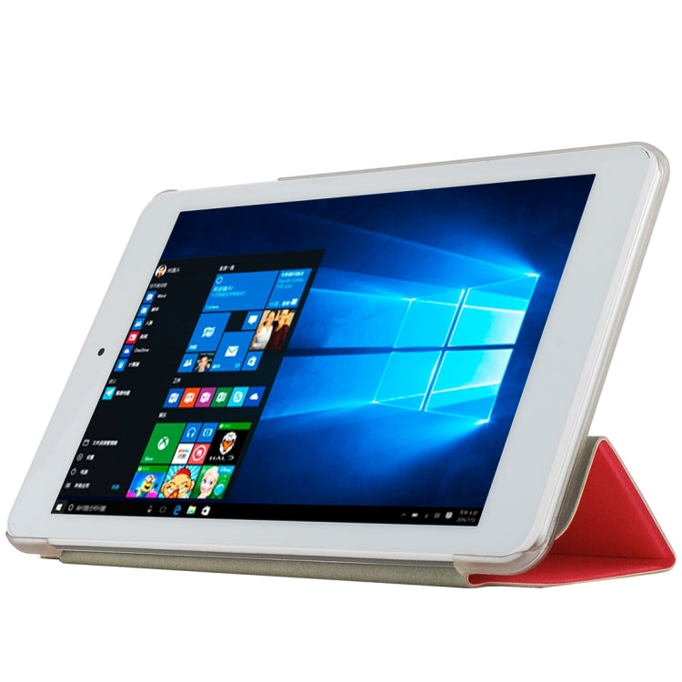 For Cube iwork8 Ultimate (S-WMC-0689) Frosted Texture Horizontal Flip Leather Case with Three-folding Holder