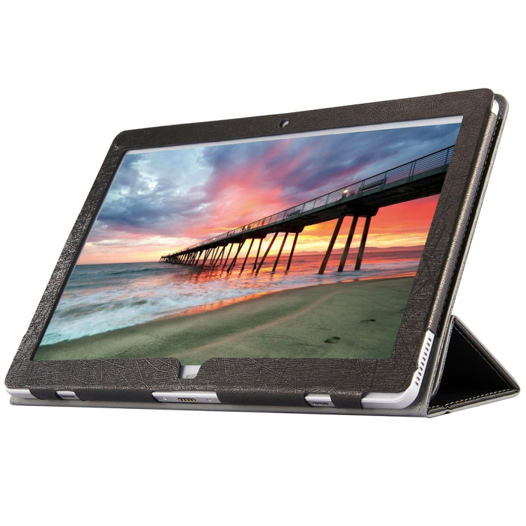 OCUBE for Teclast Tbook 16 Pro (WMC2030) Steel Wire Texture Horizontal Flip Leather Case with Three-folding Holder