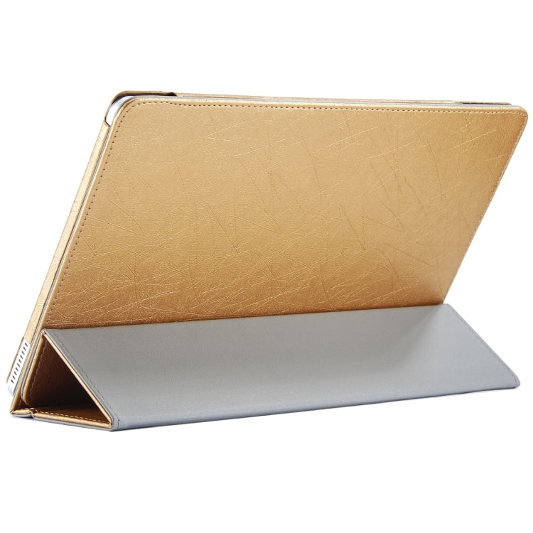 OCUBE for Teclast Tbook 16 Pro (WMC2030) Steel Wire Texture Horizontal Flip Leather Case with Three-folding Holder
