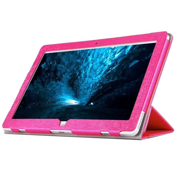 OCUBE for Teclast Tbook 16 Pro (WMC2030) Steel Wire Texture Horizontal Flip Leather Case with Three-folding Holder