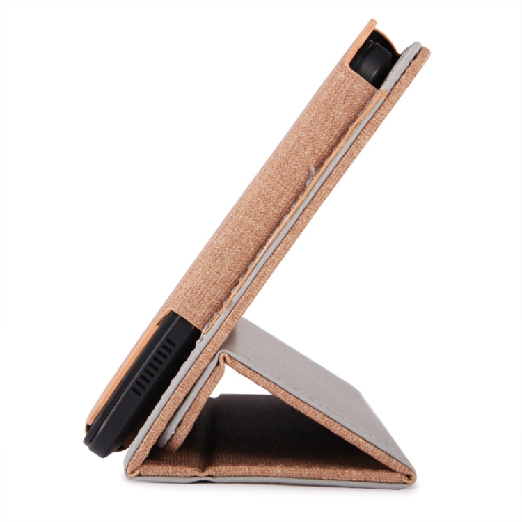 Anti-slip Texture Horizontal Flip Leather Case for Cube POWER M8, with Three-folding Holder