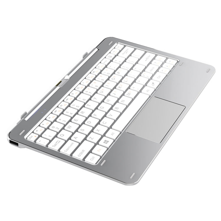Cube CKD08 Rotation Design Magnetic Keyboard with Touch Pad & Dual USB Port for Cube iwork1X 11.6 inch Tablet PC (WMC1246W)(White)