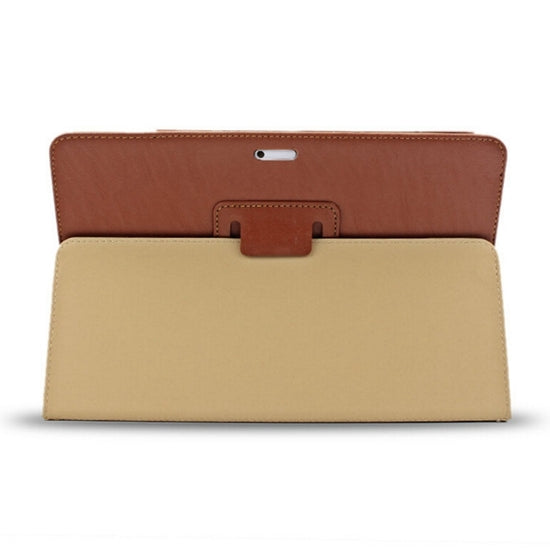 For Teclast P10 Tablet(WMC2369) Bark Texture Horizontal Flip Leather Case with Holder(Brown)