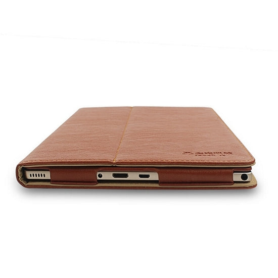 For Teclast P10 Tablet(WMC2369) Bark Texture Horizontal Flip Leather Case with Holder(Brown)